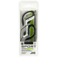 JVC Clip Sport Wired Earbuds - Silver
