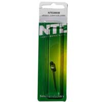 NTE Electronics NTE30038 Super Bright LED Indicator with Water Clear Lens, 5 mm Size, 10500 MCD, Pure Green