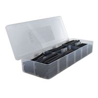 NTE Electronics Black Assorted sizes 2 (1/2)-inch Heat Shrink Tubing Assortment