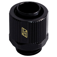 Swiftech G 1/4&quot; Lok-Seal Straight Compression Fitting - Black