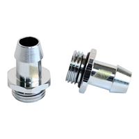 Swiftech G 1/4&quot; Eurostyle Straight Barbed Fitting - Chrome