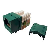 Shaxon CAT5e RJ45 to 110 Keystone Jack Green Single Pack