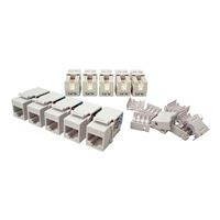 Shaxon CAT5E RJ45 to 110 Keystone Jack White 10-Pack