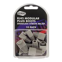 Shaxon Strain Relief Molded Boots 10 Pack - Gray