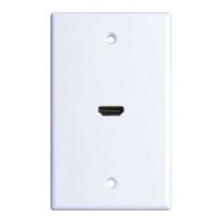 Just Hook It Up HDMI Wall Plate 1080p - White