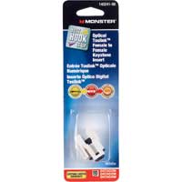 Just Hook It Up Digital Optical Toslink™ Keystone Insert - White