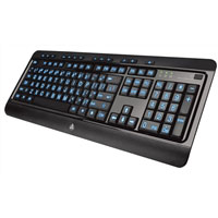 Azio Large Print Tri-Color Illuminated USB Keyboard