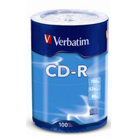 Verbatim Cd R 54x 700 Mb 80 Minute Disc 100 Pack Shrink Wrap Micro Center