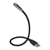 QVS 14&quot; Flexible USB Notebook LED Light - Black