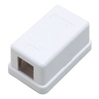 Quest Technology 1 Port Unloaded Surface Box White