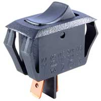 NTE Electronics 54-060 Switch Rocker Miniature Snap In