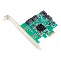 Syba 4 Port SATA III 6.0Gb/s PCIe Controller Card