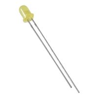 NTE Electronics Yellow Low Profile LED - 2 Pack
