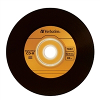 Verbatim Digital Vinyl CD-R 52x 700 MB/80 Minute Disc 10-Pack Cake Box