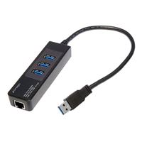 Cirago USB 3.0 to Gigabit Ethernet Adapter with 3 Port USB 3.0 Hub