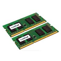 Crucial 8GB 2 x 4GB DDR3L-1600 PC3-12800 CL11 SO-DIMM Memory Kit CT2CP51264BF160B