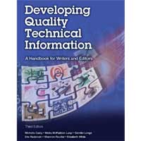 Pearson/Macmillan Books Developing Quality Technical Information: A Handbook for Writers and Editors, 3rd Edition