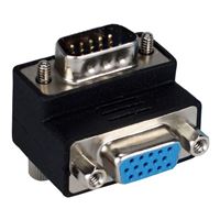 QVS VGA Down-Angle male to Female Video Adapter