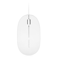 MacAlly 3 Button USB Optical Mouse - White