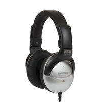 Koss QZPRO Active Noise Cancelling On Ear Wired Headphones - Black/Silver