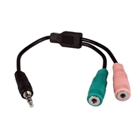 Vanco International  3.5 mm Mono Plug - RCA Female Jack Adapter