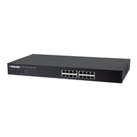Intellinet 560849 16-Port Fast Ethernet PoE+ Switch