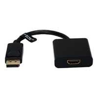 QVS DisplayPort M to HDMI F A/V 4K Eyefinity Active Adapter