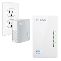 TP-LINK Wi-Fi Range Extender, AV600 Powerline Edition 300Mbps