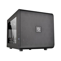 Thermaltake Core V21 mATX Mini-Tower Computer Case - Black