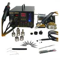 Aoyue 3 in 1 Digital Hot Air Rework and Soldering Station
