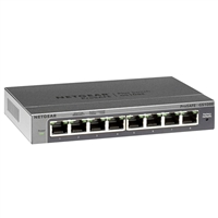 NETGEAR ProSafe Plus GS108E 8-Port 10/100/1000 Gigabit Ethernet Switch
