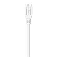 Kanex USB 3.1 (G1 Type-C) Male to Micro-USB (Type-B) Male Cable 4 ft. - White