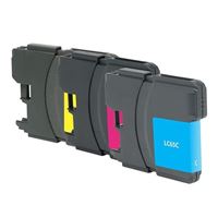 Dataproducts Remanufactured Brother LC65 Color Ink Cartridge 3-Pack