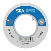 SRA Soldering Products No-Clean Flux Core Solder Sn63/Pb37 .031-Inch - 2 Ounce Spool