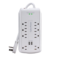 CyberPower Systems P806U 8-Outlet USB Surge Protector