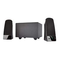 Cyber Acoustics CA-3051 G-Blast 2.1 Channel Computer Speakers - Black
