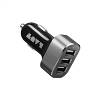 Laut Power Dash 3-Port Car Charger for iPhone & iPad - Black