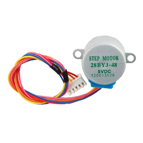 MCM Electronics Small Reduction Stepper Motor - 5VDC 32-Step 1/16 Gearing -  Micro Center
