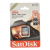 SanDisk 16GB Ultra Plus SDHC Class 10/ UHS-1 Flash Memory Card