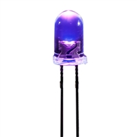 Adafruit Industries UV/UVA 400nm Purple LED 5mm Clear Lens - 10 pack