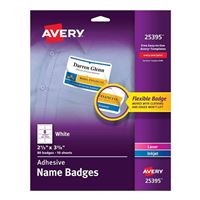 Avery 25395 Flexible Name Tag Stickers