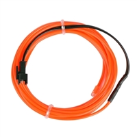 NTE Electronics 9.84 ft. Flexible Neon EL Wire (2.3mm Diameter) - Fluorescent Red