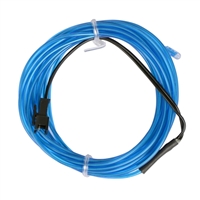 NTE Electronics 9.84 ft. Flexible Neon EL Wire (2.3mm Diameter) - Blue