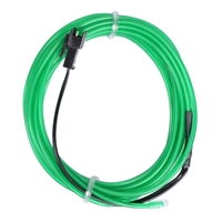 NTE Electronics 9.84 ft. Flexible Neon EL Wire (2.3mm Diameter) - Green