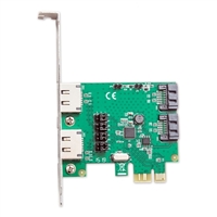 Syba 2 Port SATA III RAID PCI-E 2.0 x1 Controller Card