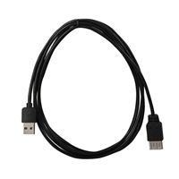 QVS USB 2.0 (Type-A) Male to USB 2.0 (Type-A) Female Cable 6 ft. - Black