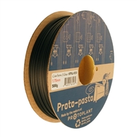 Proto-Pasta 1.75mm Black PLA 3D Printer Filament - 0.5kg Spool (1.1 lbs)