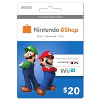 Nintendo eShop Mario & Luigi Gift Card - $20