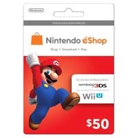 Nintendo eShop Mario Gift Card - $50