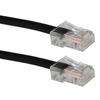 QVS 175 Ft. CAT 6 Snagless, POE Support Ethernet Cable - Black